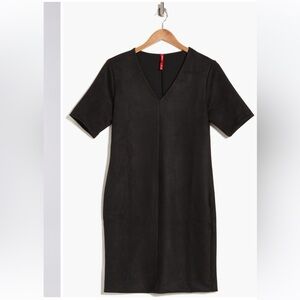 NWT SPANX Faux‎ suede column dress
